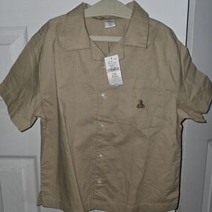 Gap | 5T Boy's Casual Tan Button Down Shirt